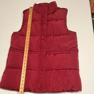 NWT Amazon Essentials Men's Red Thick Puffer‎ Vest Size L🔥🔥 MSRP $50 (B3)